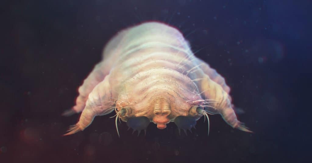 Animals that don't poop – demodex mites