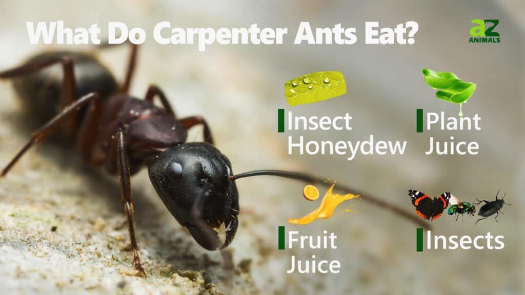 What Do Carpenter Ants Eat? Nope, Not Wood - A-Z Animals