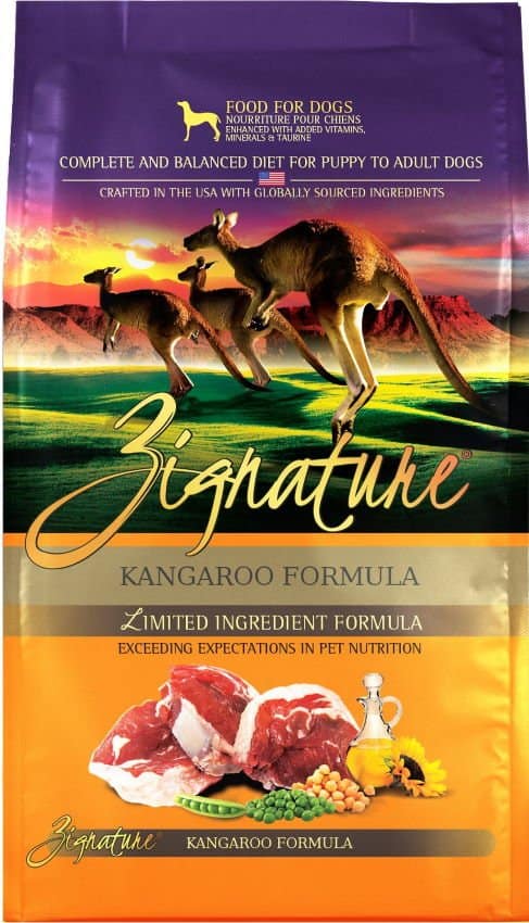 ZIGNATURE Kangaroo Limited Ingredient Formula Grain-Free Dry Dog Food