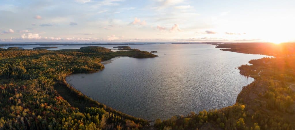 Lake Huron is one of the 5 great lakes