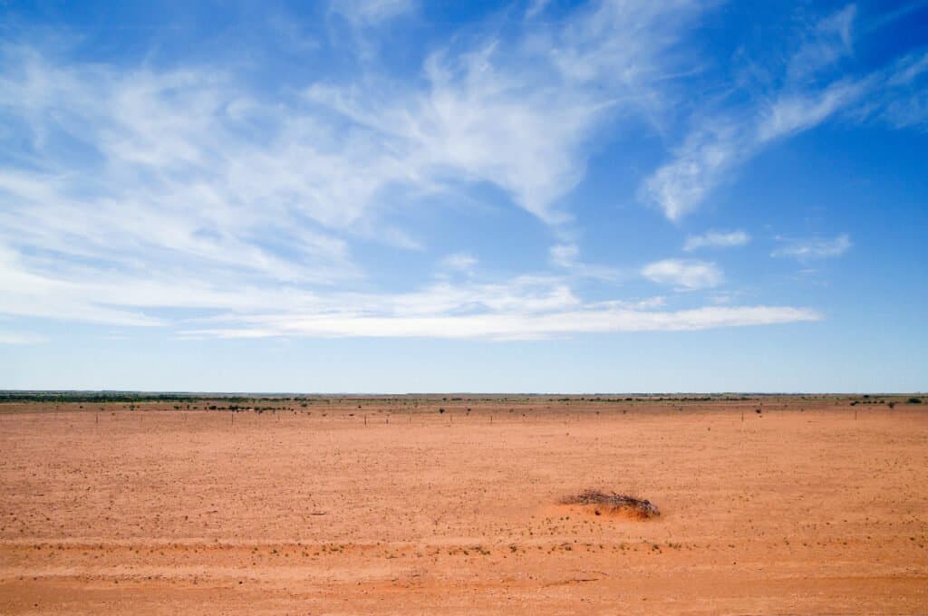 Australian red desert
