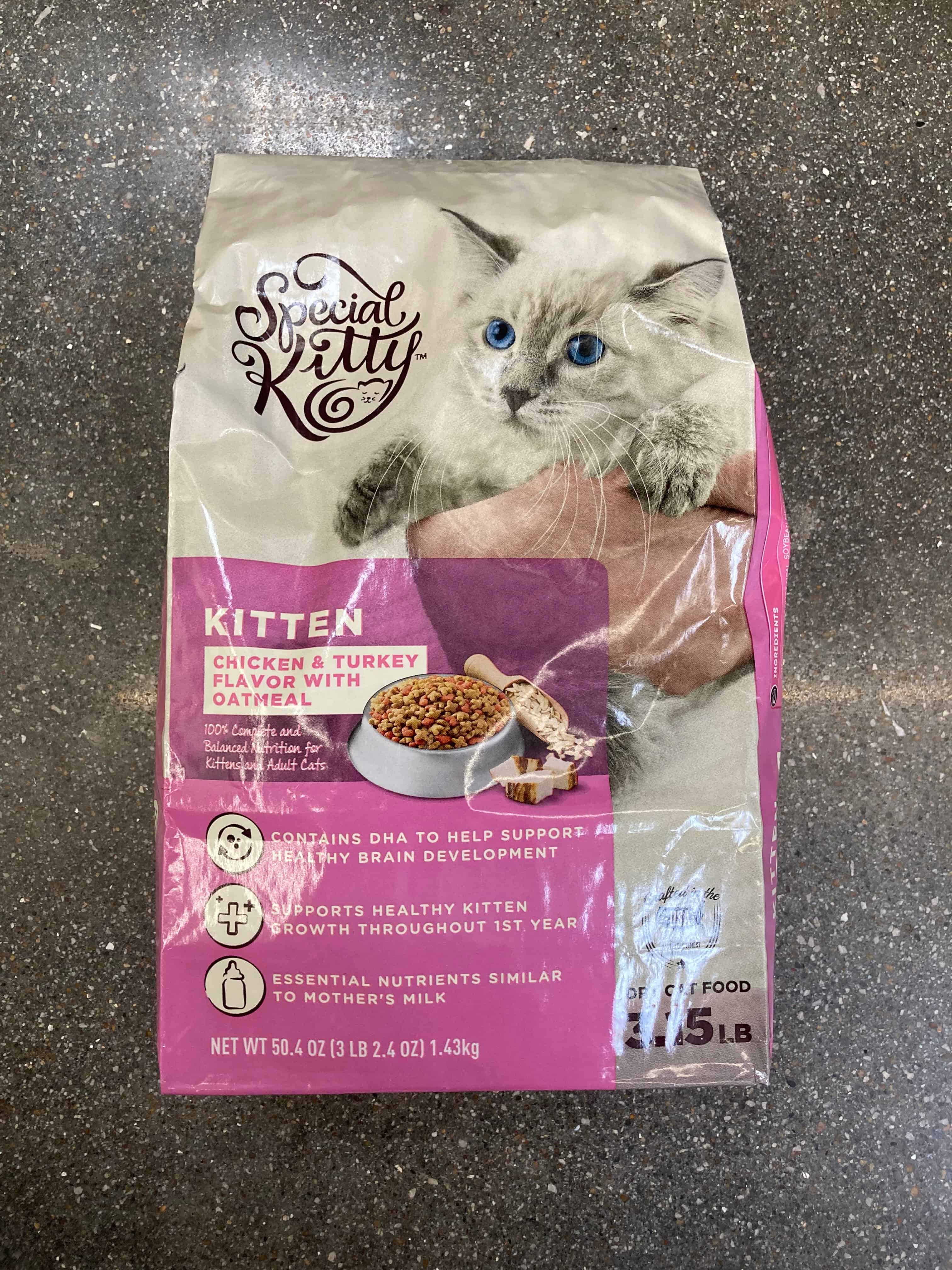 Kitten food bag