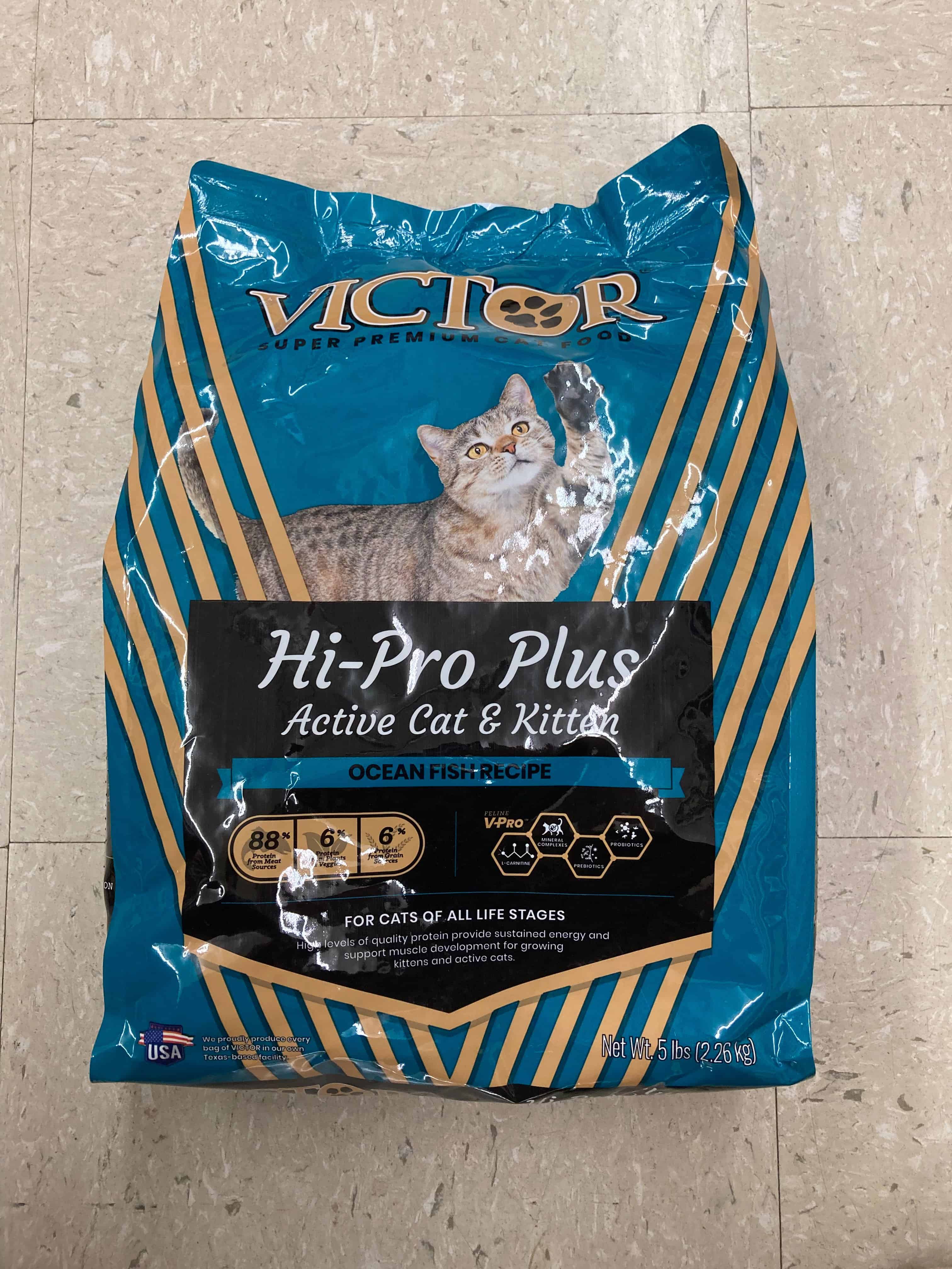 Blue victor kitten food