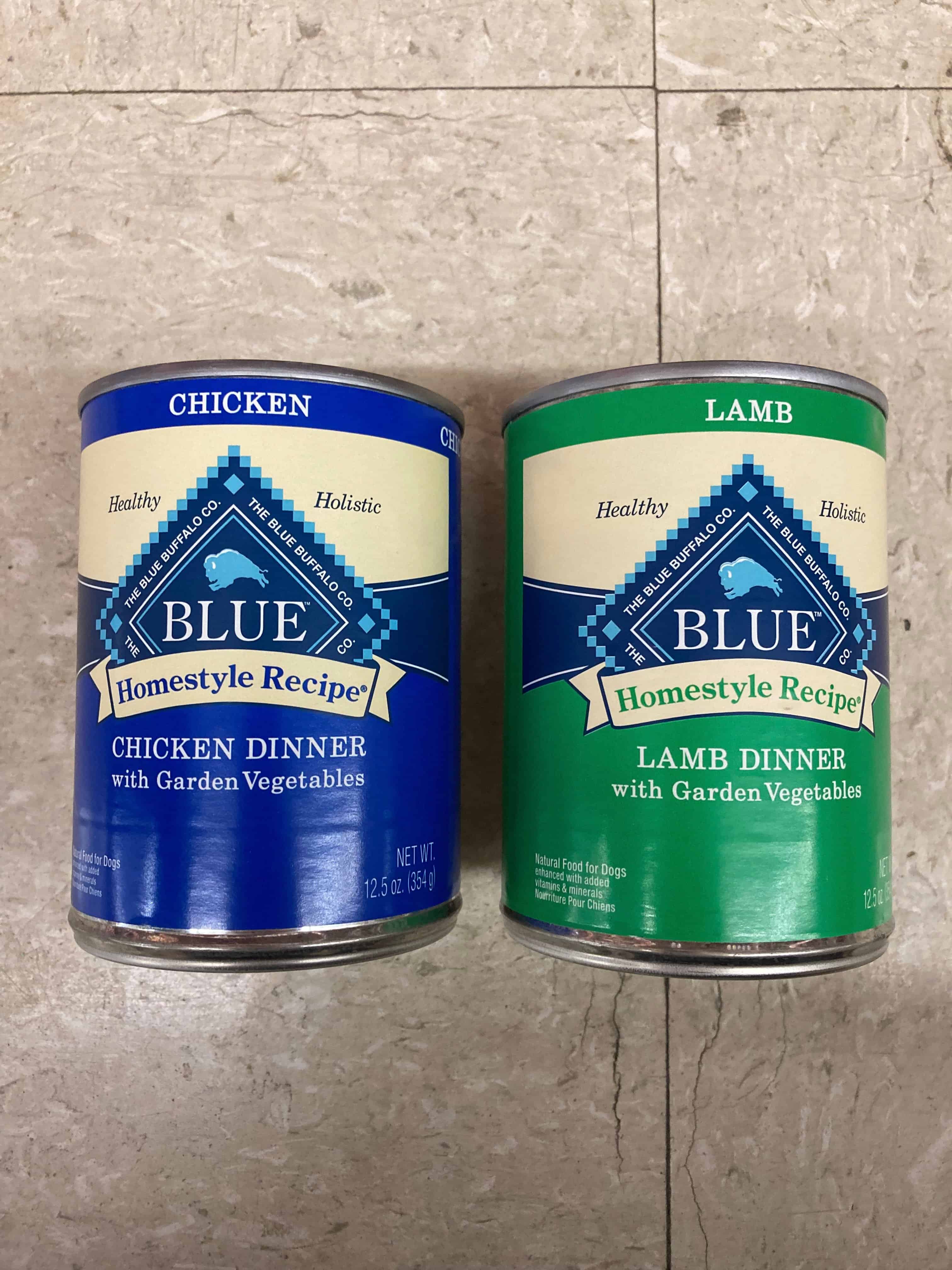 Blue Buffalo canned dog food