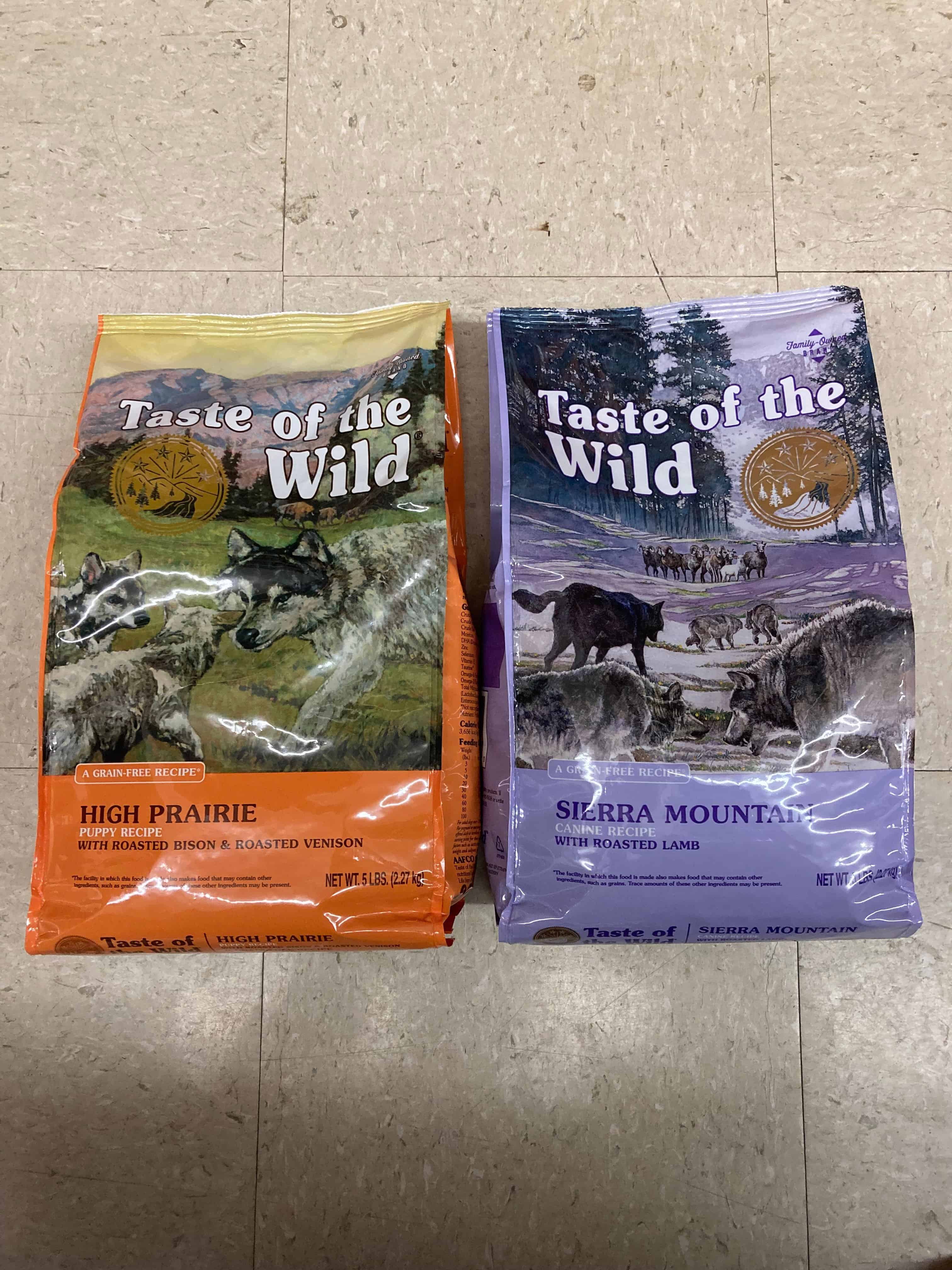 Taste of the outlet wild salmon puppy review