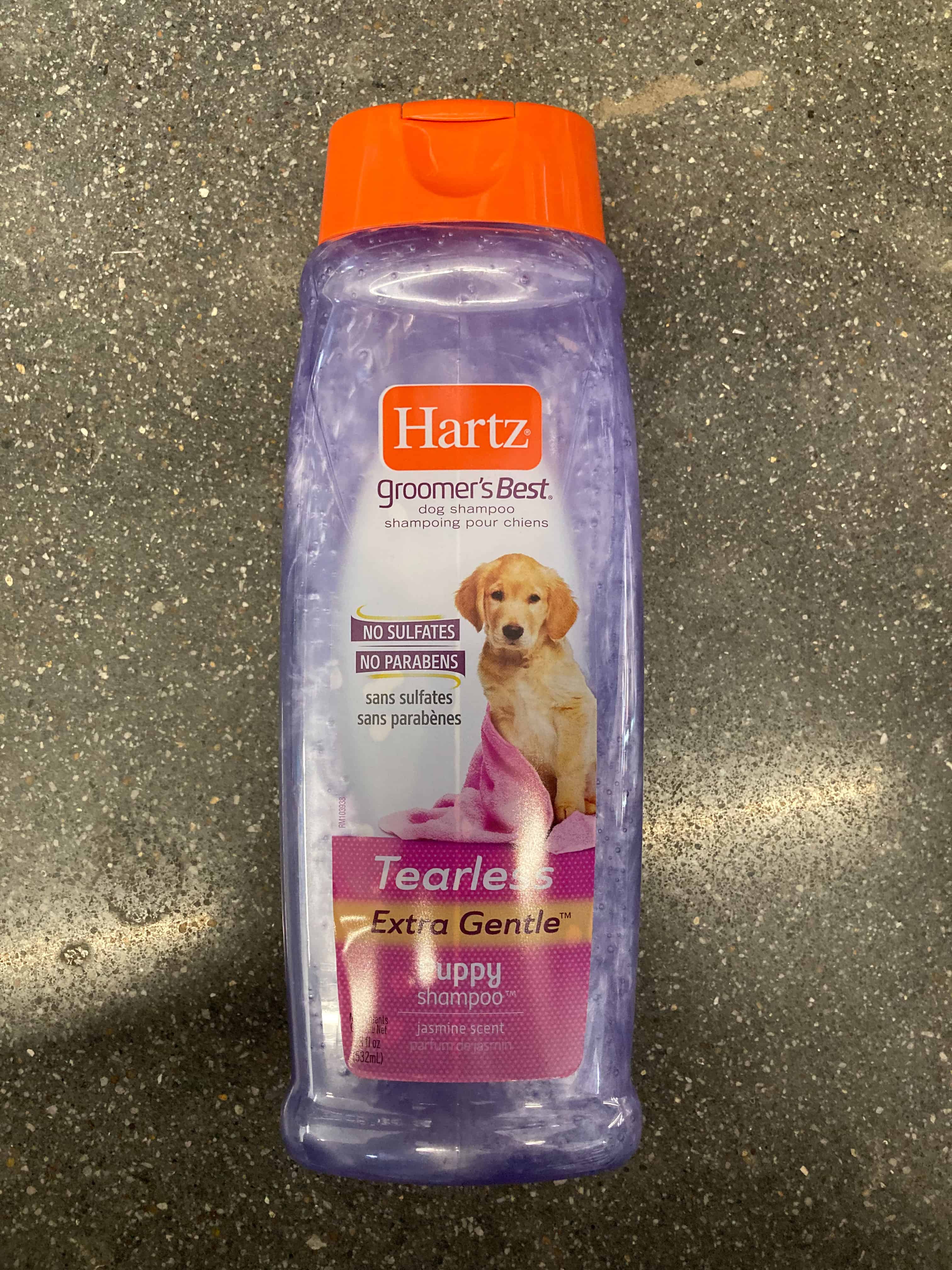 Gentle Hartz dog shampoo