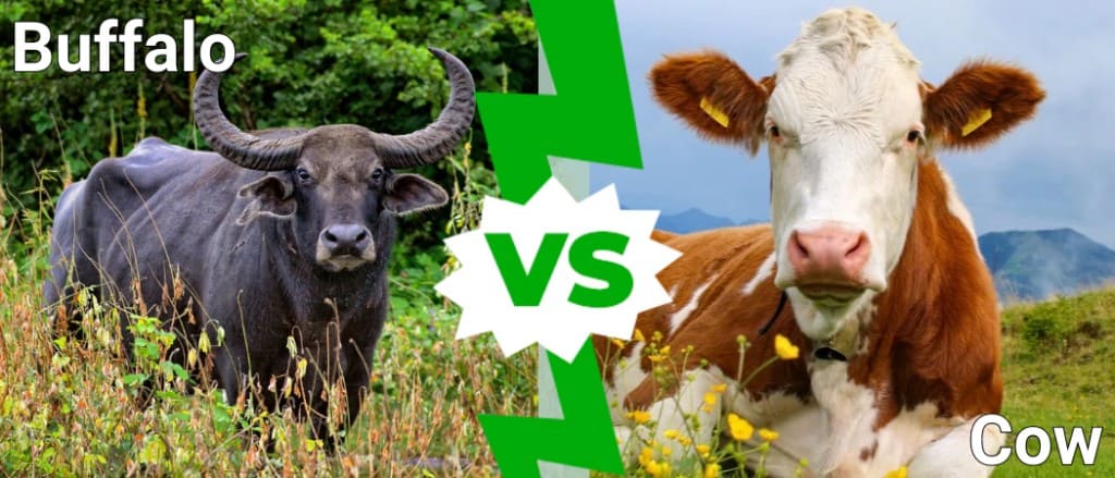 Buffalo vs Cow