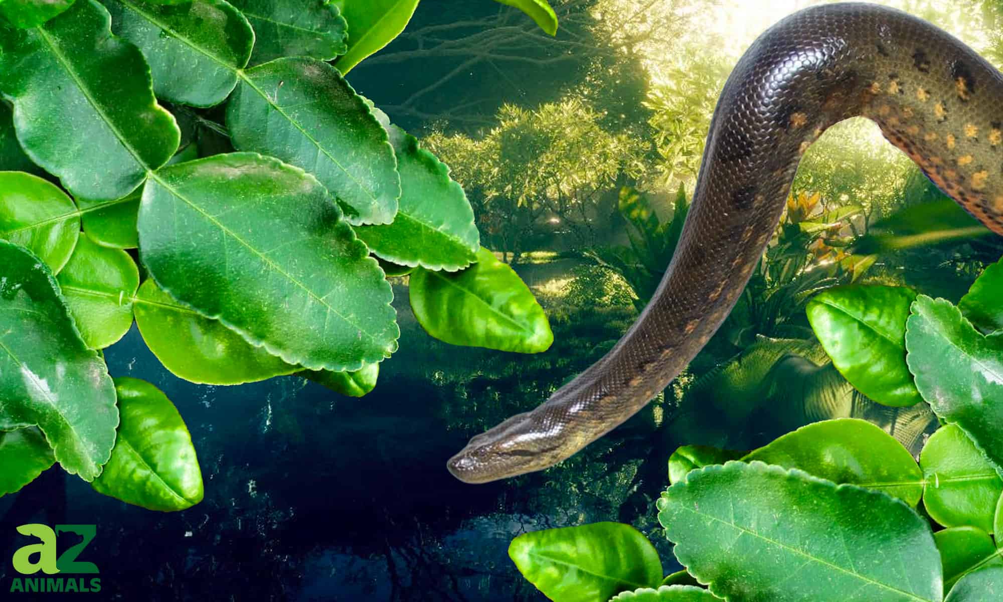 giant green anaconda