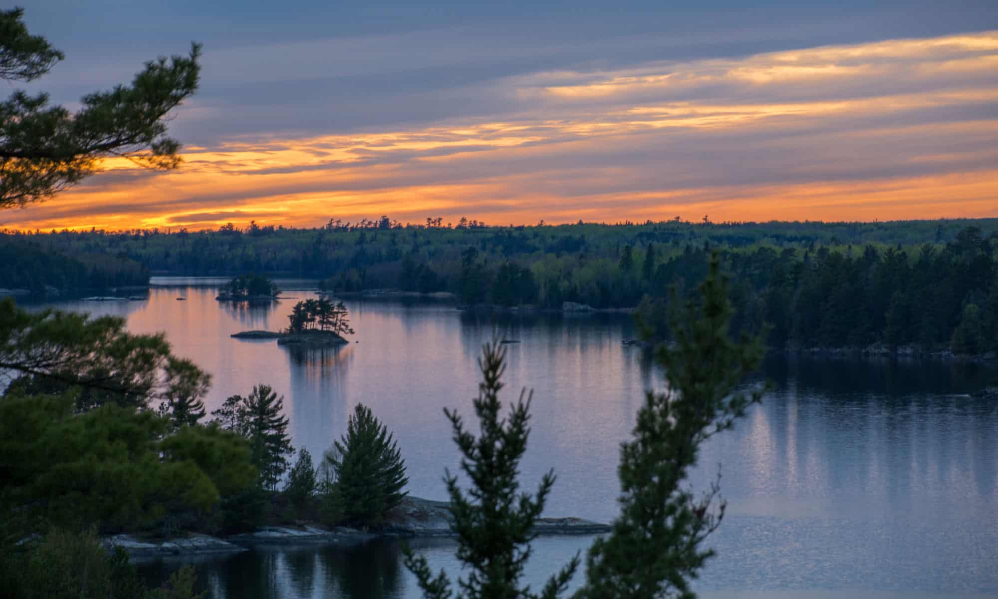 Миннесота озеро верхнее