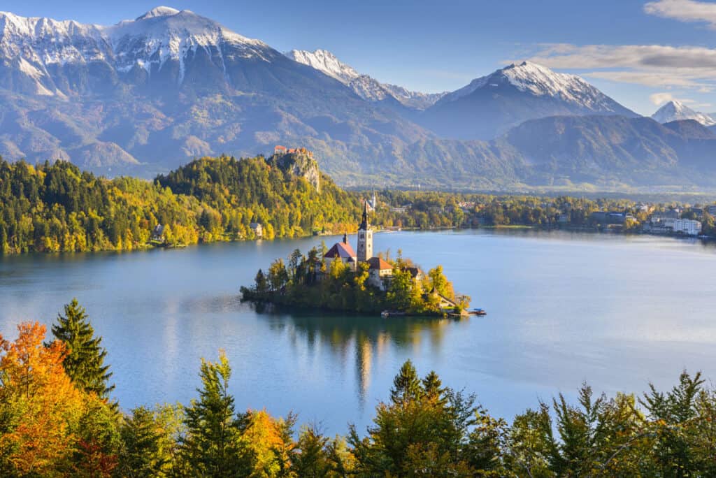 Lake Bled, in Slovenia