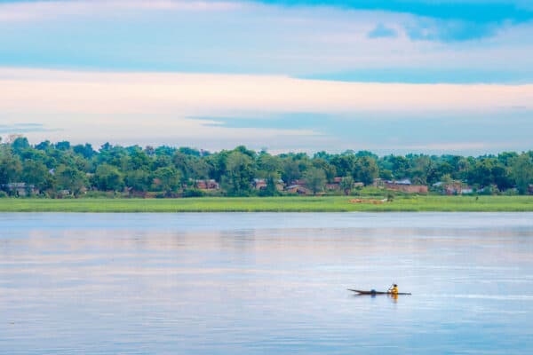 The Ubangi-Uele River is one of the biggest rivers in Central Africa