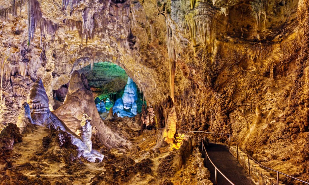 อุทยานแห่งชาติ Carlsbad Caverns - ห้องใหญ่