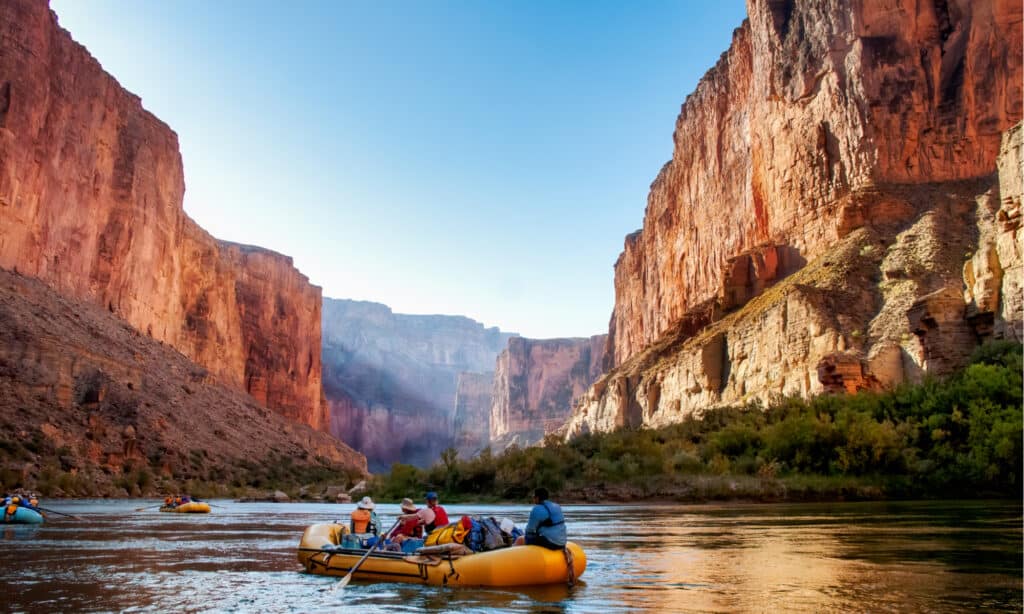 Rafting through the Grand Canyon is popular but potentially dangerous.
