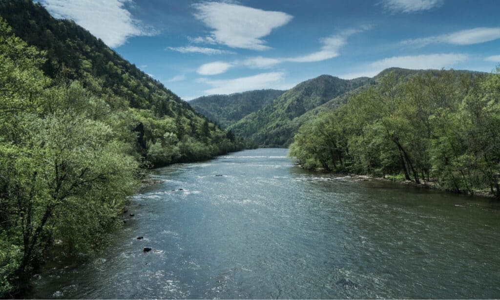 Largest River in North Carolina - French Broad River 