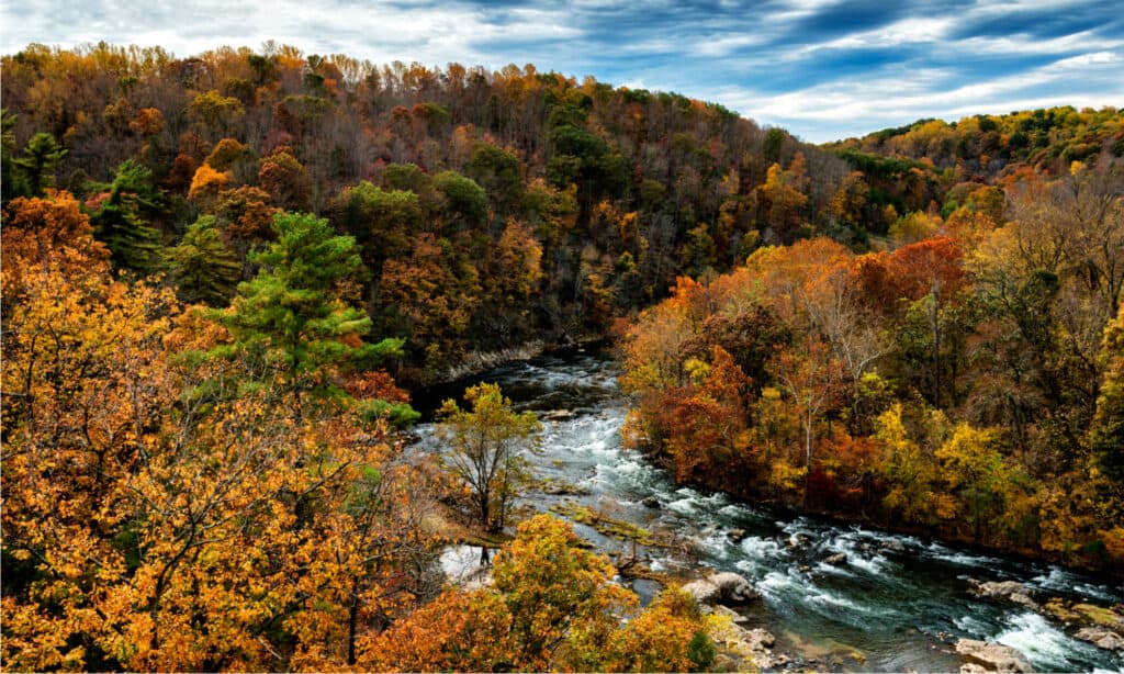 Longest River in North Carolina - The Roanoke River