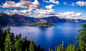 How Deep Is Crater Lake? Picture