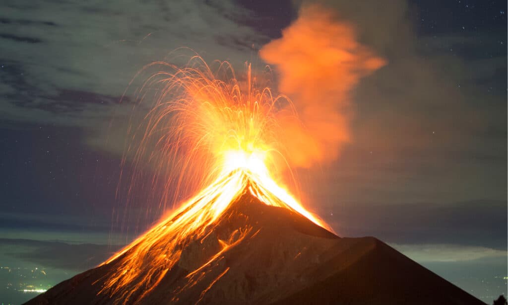 Volcano Erupting