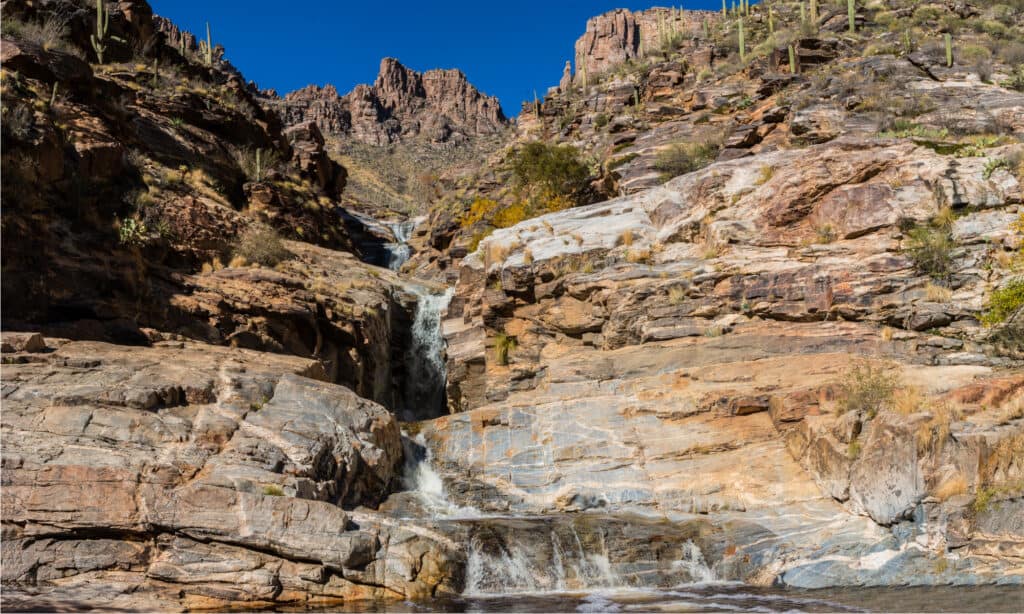 Seven Falls in Arizona