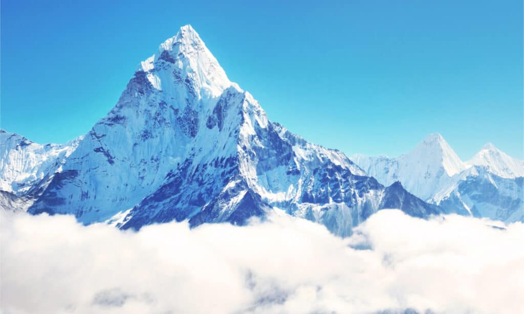 Mountain peak Everest