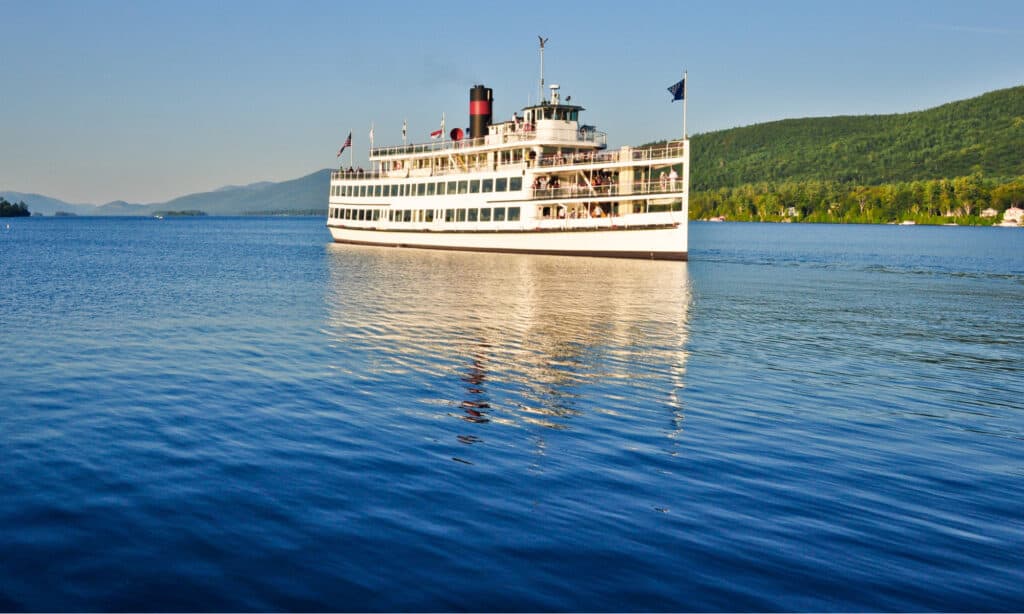 Lake George in New York 