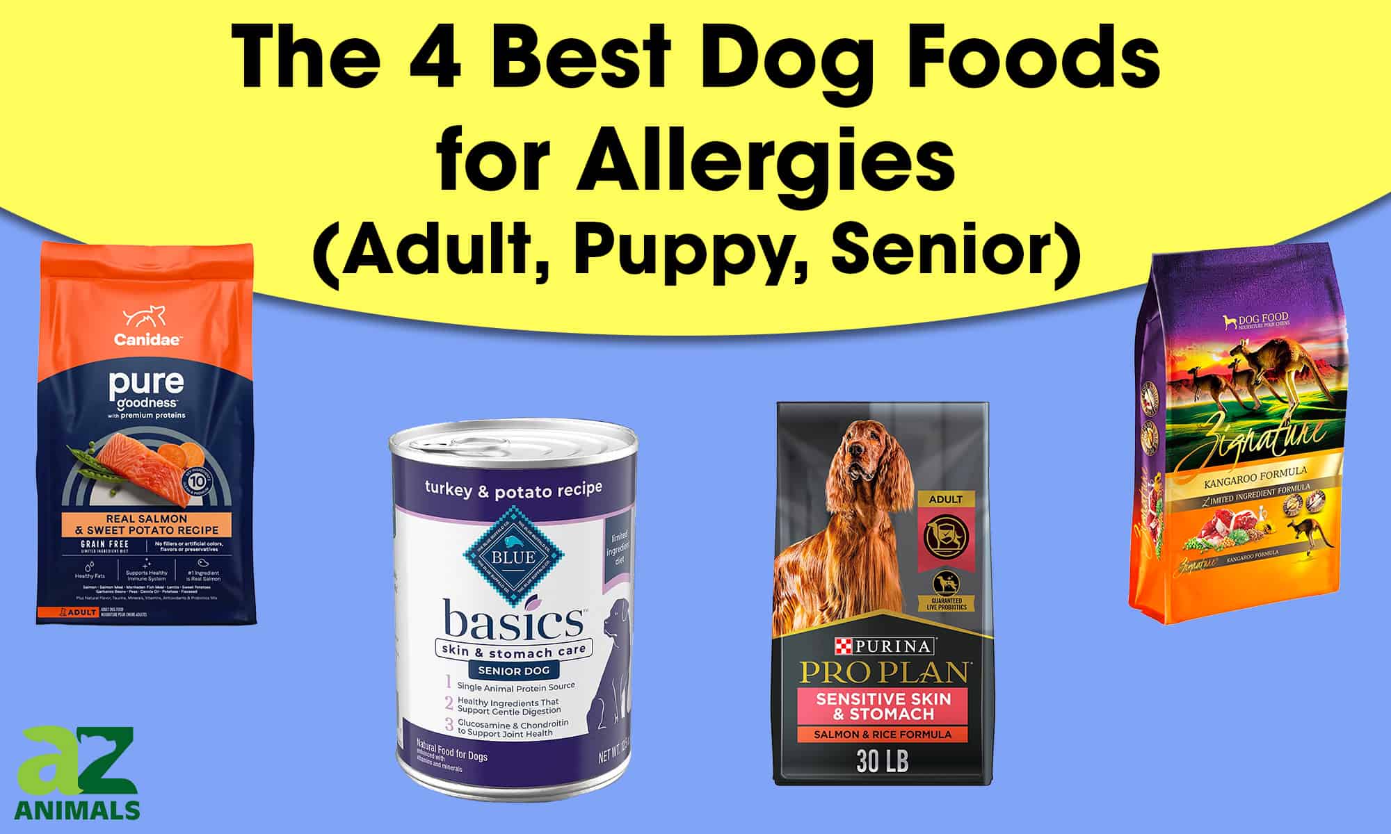 Some dog foods work better for allergies.