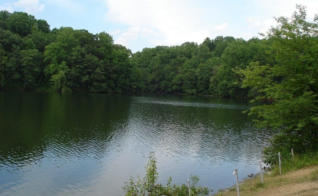 Triadelphia Lake in Maryland, USA.