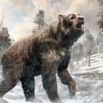 Giant short-faced bear