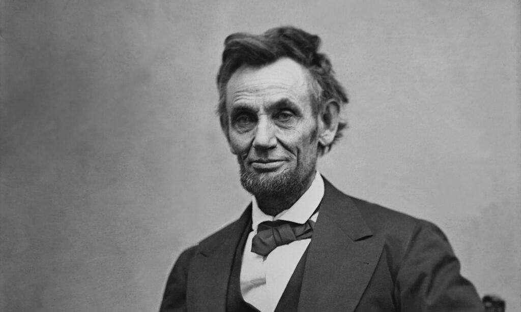 Abraham Lincoln seated