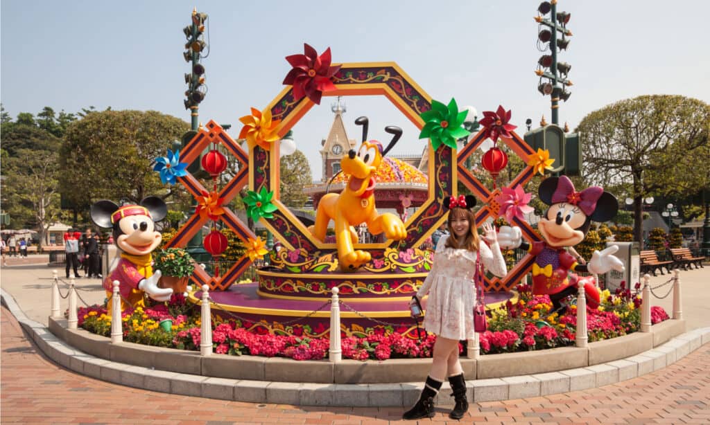 Disneyland with Pluto