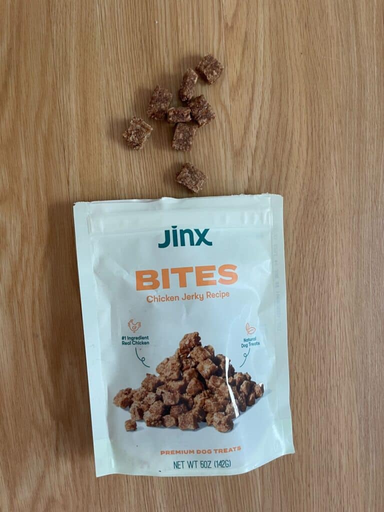 Open Jinx dog food bites