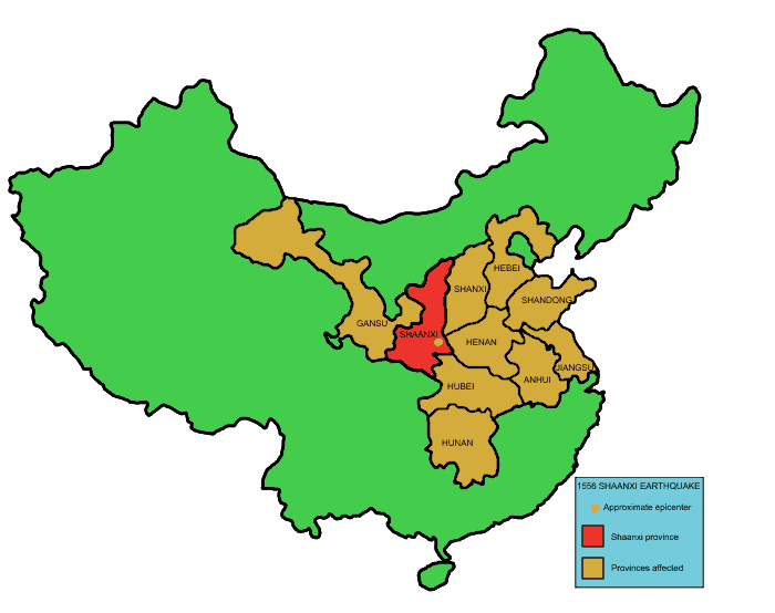 Shaanxi Earthquake of 1556 