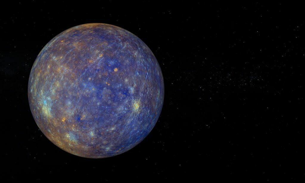 surface temp of mercury