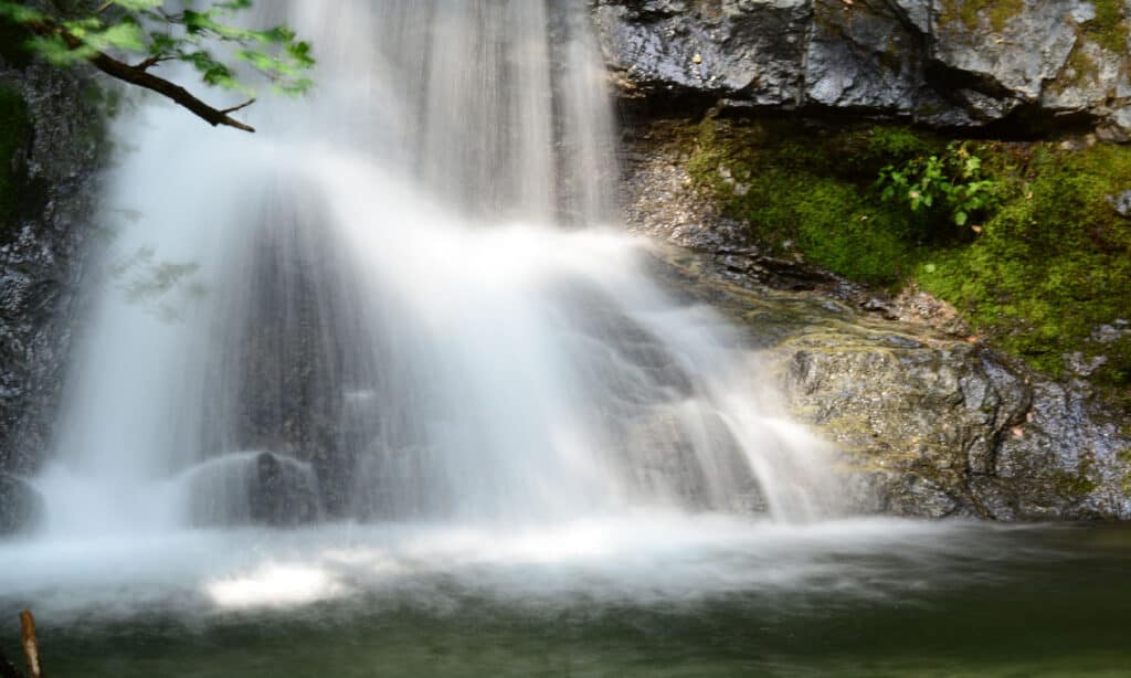 images of several of the waterfalls and streams of Whiskeytown