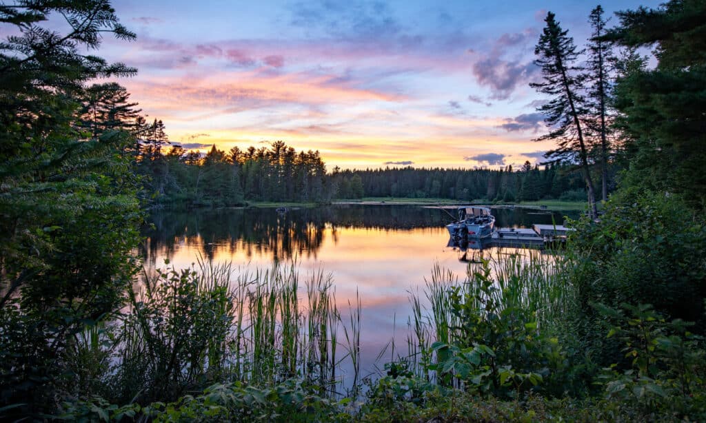 Moosehead Lake is the largest lake in Maine