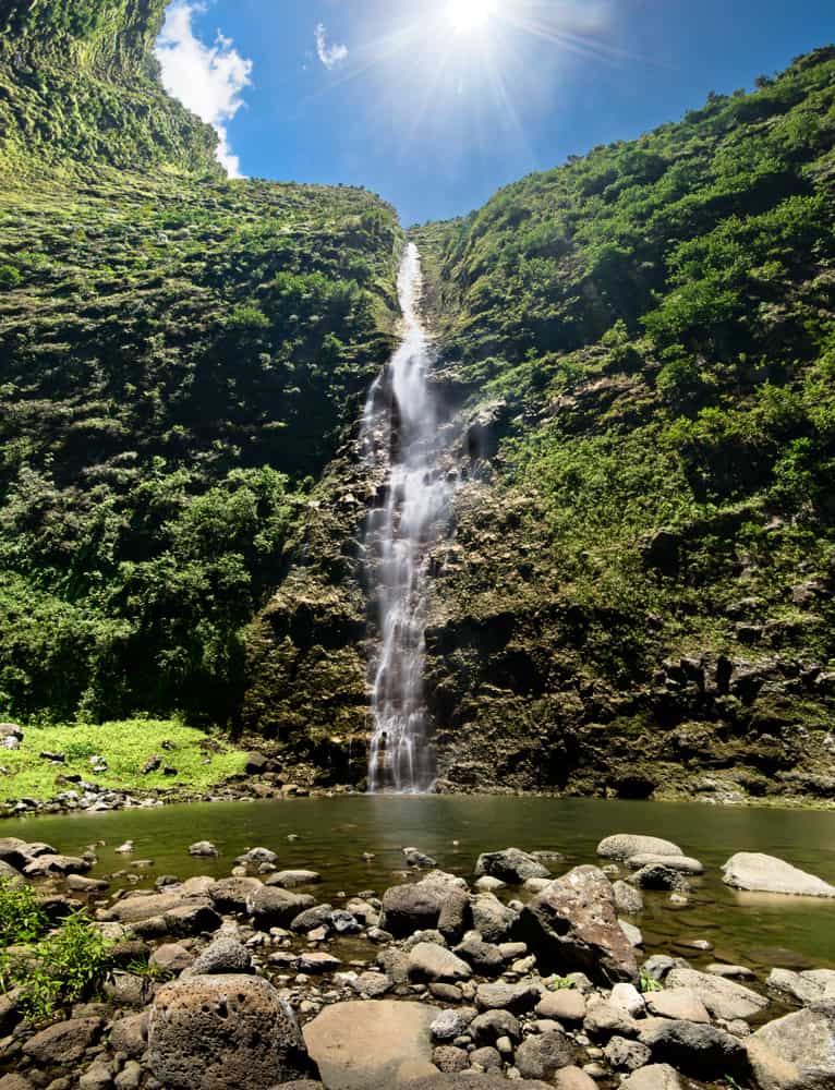 Hanakoa Falls, Kauai, Hawaii