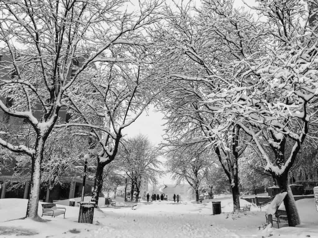 first snow in nebraska