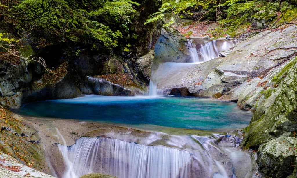 Skinny Dip Falls North Carolina