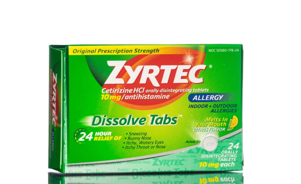 Zyrtec dosage for dogs per pound