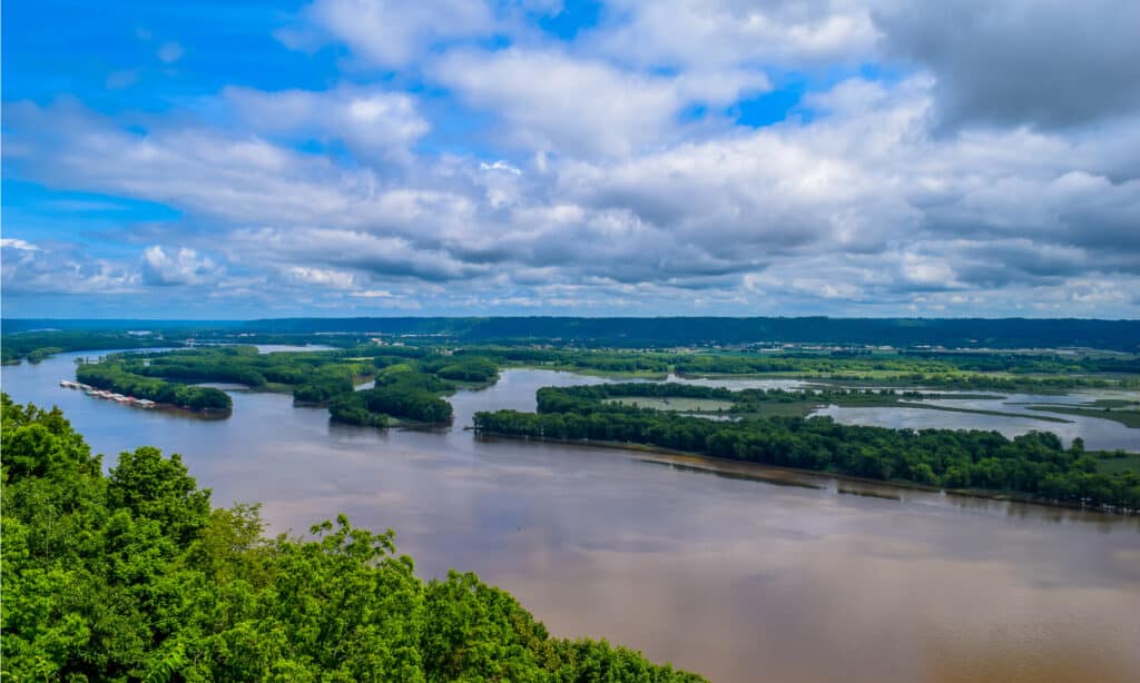 Mississippi Deltası, dünyadaki en büyük nehir deltalarından biridir.