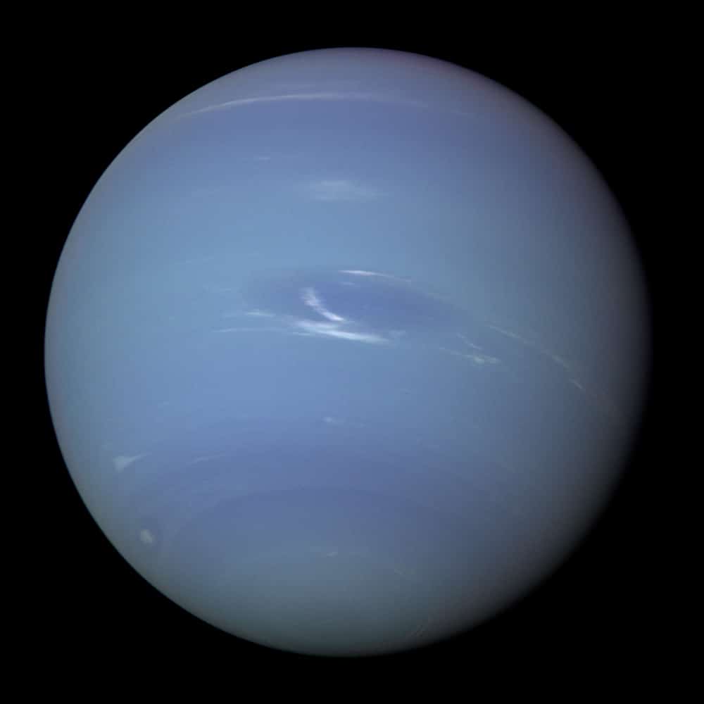 The last planet in our Solar System is an icy planet named Neptune.