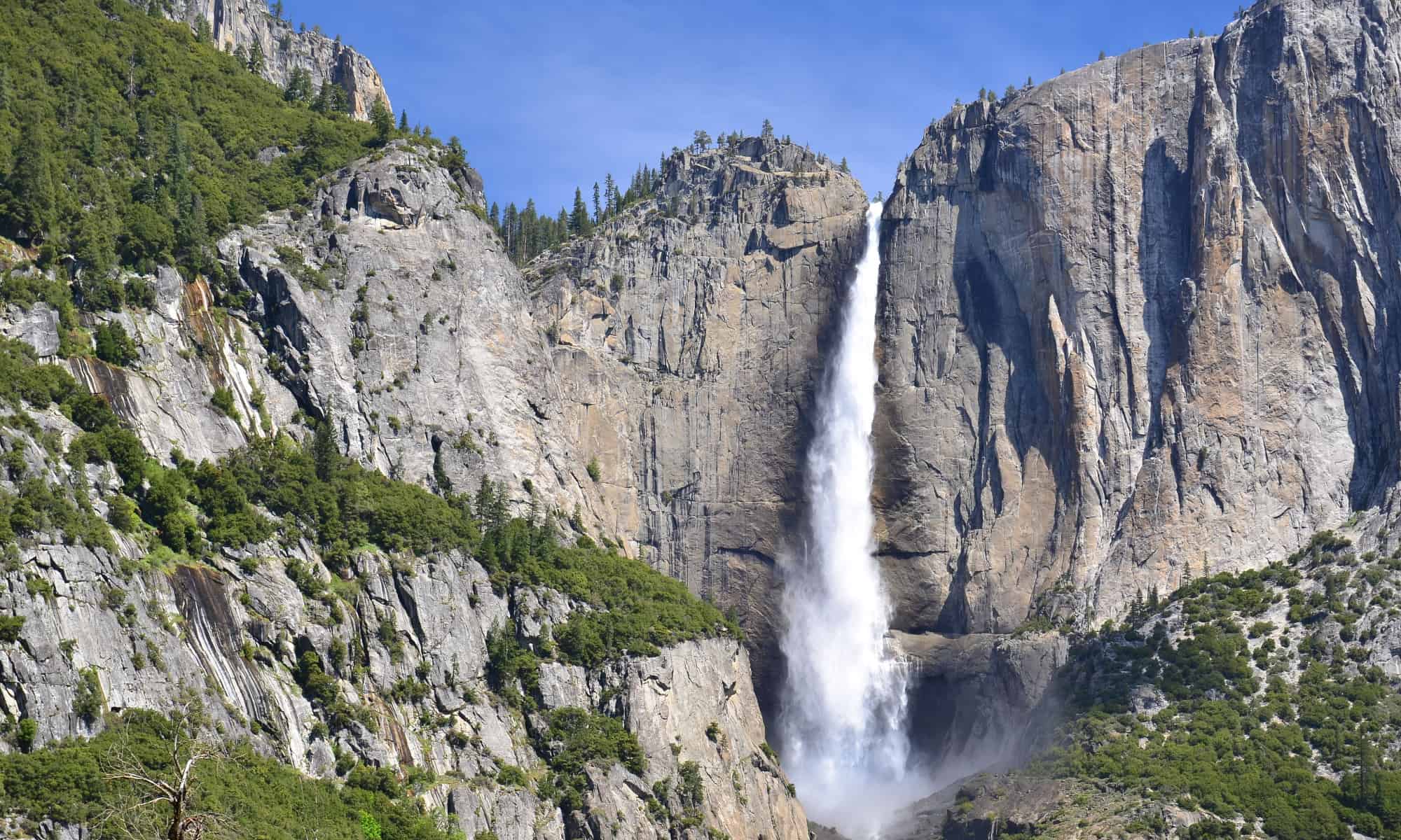 Верхний водопад в Йосемити