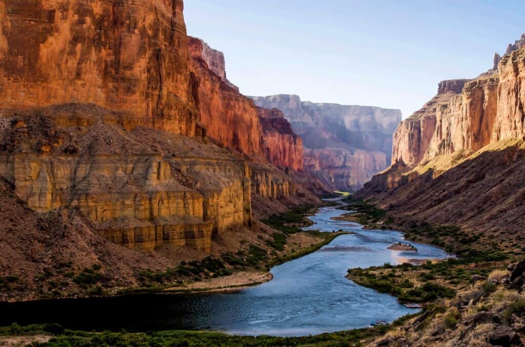 The Colorado River delivers polluted water to Arizona from sources upstream.