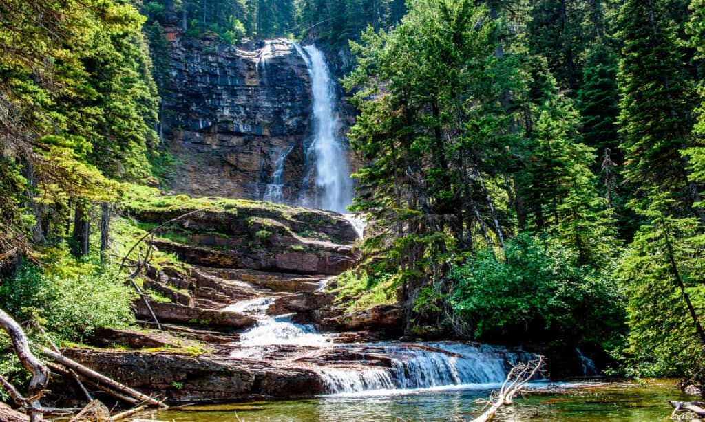 Virginia Falls Montana