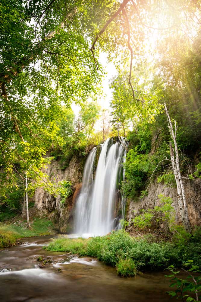 Spearfish Falls in Black Hills State Forest