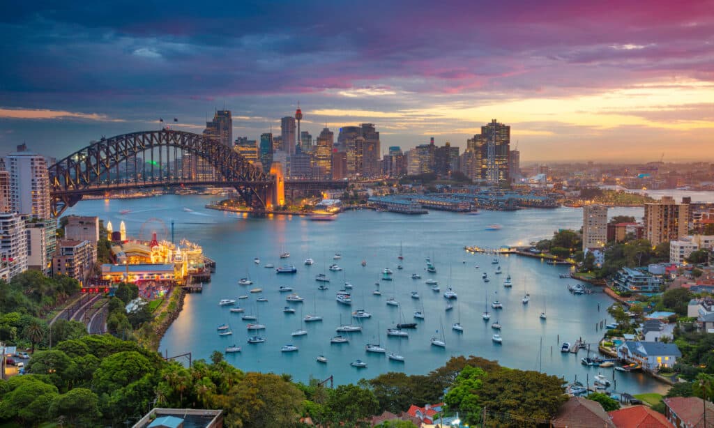 Sydney Harbor Bridge, Australia, could be underwater by 2050.