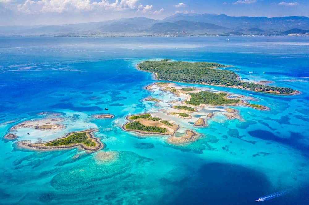 Impressive Lichadonisia, the Greek Bahamas, in North Euboea, Greece.