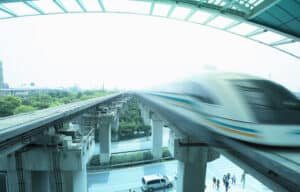 Watch the Fastest Sky Train in Japan Zoom Through the Air Picture