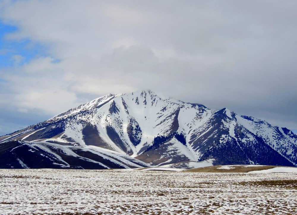 first snow in idaho