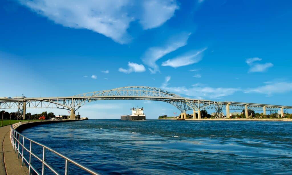 Saint Clair River, Great Lakes, Michigan, Ontario