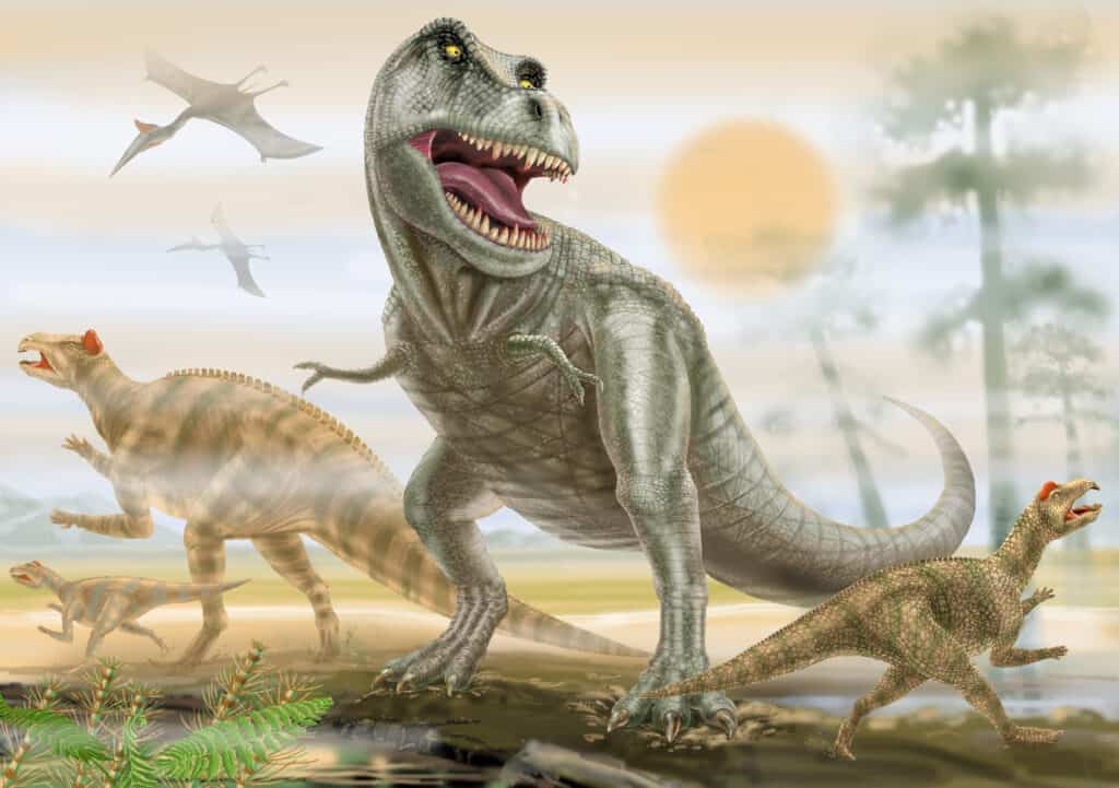 T-rex was an apex predator.